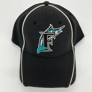 New Era Stretch Fit Hat Men's L/XL Black Florida Marlins Batting Practice - Picture 1 of 7