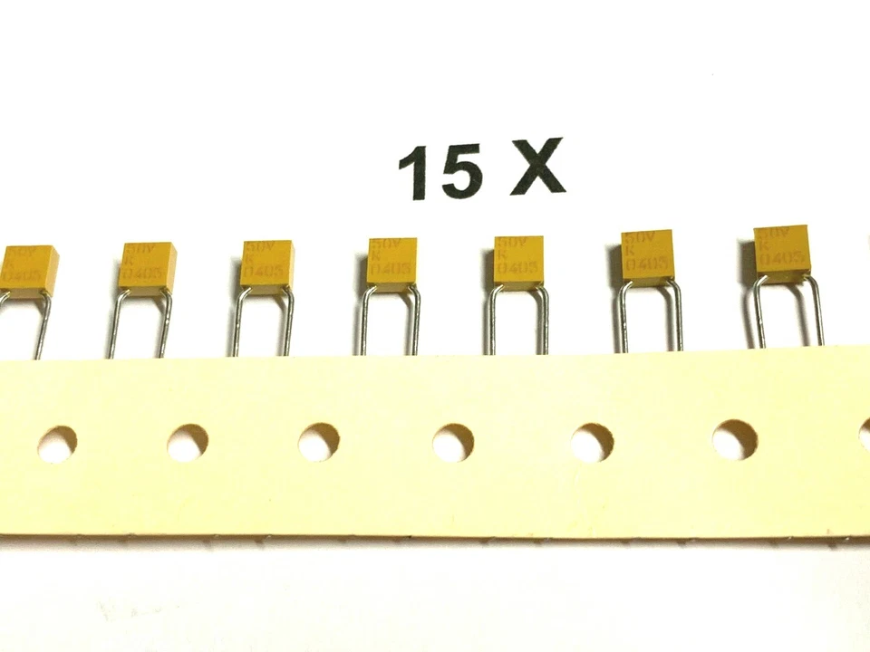 KEMET 100nF, 50V, X7R, 125°, RM5, bedrahtet, 10%,Keramik, C052K104K5X5CA7301, 15 Stück