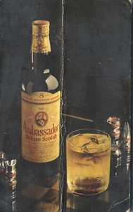 Ambassador Deluxe Scotch Jos Garneau Co Werbepostkarte - Bild 1 von 2