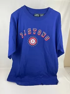 Detroit Pistons NBA Blue T-Shirt size large New with NBA Tag - Picture 1 of 5