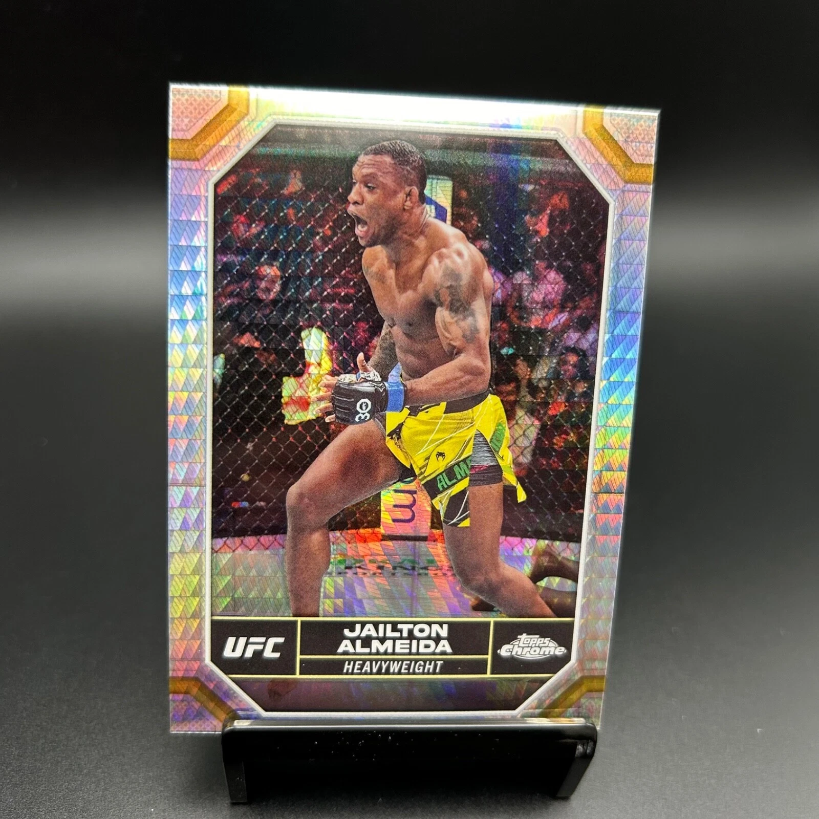 2024 Topps Chrome UFC #86 Jailton Almeida Prism Refractor