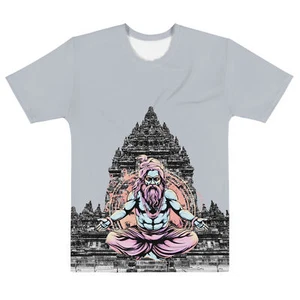 Meditating Baba Men's t-shirt - Picture 1 of 16