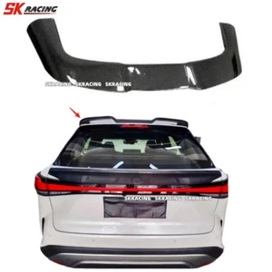 Carbon Fiber Rear Roof Spoiler Wing Lip Cover Trim Fit For Lexus RX350 RX450 23+ - Picture 1 of 7