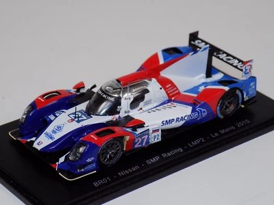 1/43 Spark BR01 Nissan SMP Racing LMP2 coche #27 2015 24 horas de LeMans S4644 Foto 1 de 4