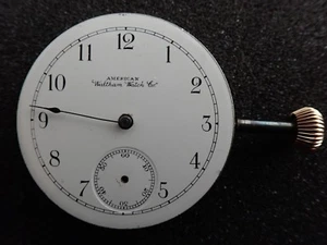 VINTAGE 16 SIZE WALTHAM H.C. POCKET WATCH MOVEMENT GRADE NO. 28 - NOT RUNNING - Picture 1 of 2