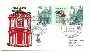 1985 FDC VENETIA N. 590/IT ITALIA ARTE BAROCCA 7 VIAGGIATA MF72256 - Imagen 1 de 1