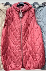 Steppweste Jacke Weste Longjacke onesize Gr.ca 46,48,50 XXL 3XL - Bild 1 von 8