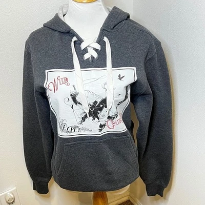 Women's Wild Hope Cowboy Cowgirl Rodeo Graphic Lace Up Hoodie Sweatshirt Size S - Image 1 of 4
