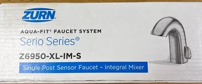 Zurn Z6950-XL-IM-S CP-CWB-S  Electronic Sensor Faucet Battery Power Mixer 0.5GPM - Image 1 of 4