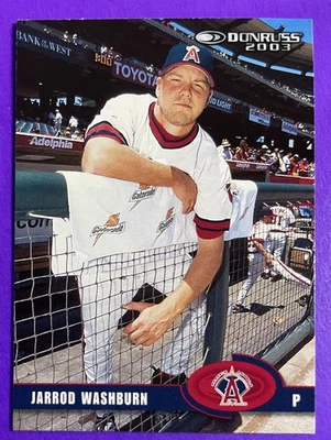 2003 Donruss Jarrod Washburn #77 (Condition? You be the judge.) - Image 1 of 2