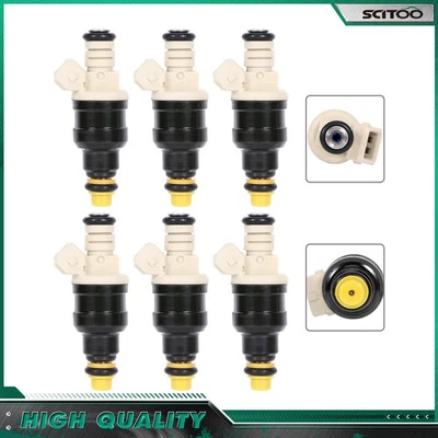 6pcs Fuel Injectors For Mercury Sable 3.0L 1986-1991 Ford Mustang 2.3L 1987-1993 - Imagem 1 de 4