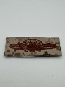 USN US Navy Expeditionary Warfare AOR1 Digital Desert Camo Hook & Loop Patch - Picture 1 of 2