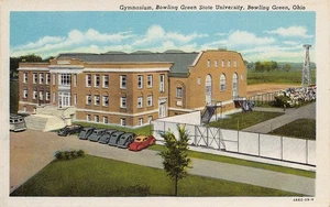 Gymnasium Bowling Green State University Ohio 1940er Leinen Postkarte - Bild 1 von 2
