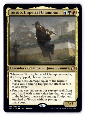 Tetsuo, Imperial Champion NM* Dominaria United Commander 044/048 mtg -UnltdCards - Image 1 of 2