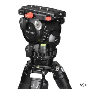 Marsace V9+ Fluid head Video head Tripod head with QR Plate for bird shooting - Picture 1 of 6