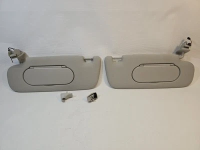 2016-24 MINI COOPER CLUBMAN F54 FRONT LEFT & RIGHT SUN VISOR SET OF 2 BEIGE OEM - Image 1 of 4