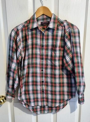 Vintage Peter Austin Clothing Shirt s.S Men's Longsleeve Plaid - Image 1 of 4