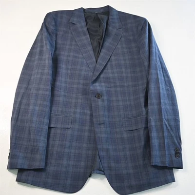 Bonobos 44L Plaid Marzotto Wool Zip Pocket Soft Shoulder Suit Jacket Sport Coat - Image 1 of 4