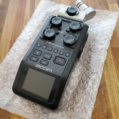 Zoom H6 6 ingressi 6 tracce registratore digitale portatile pratico nero - Immagine 1 di 4