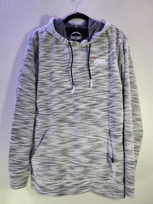 Sudadera con capucha grande Dikotomy California para hombre con logotipo tejido de oso gris jaspeado Foto 1 de 4