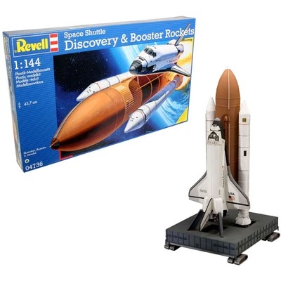 Revell Space Shuttle Discovery Booster Rockets Model Kit 1/144 - Image 1 of 4