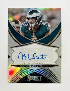 2024 Panini Select Nolan Smith Signatures Auto #SSP-NSH Eagles Autograph - Picture 1 of 1