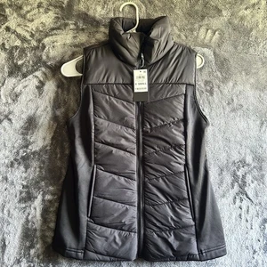 Ideology Damen schwarze gefütterte Weste Neu mit Etikett Größe XS - Bild 1 von 7