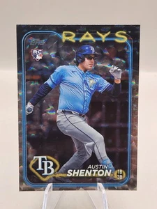2024 Topps Update Series - Austin Shenton #US275 Silver Crackle Foilboard (RC) - Picture 1 of 2