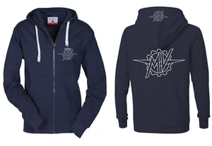 MV AGUSTA FELPA CON CAPPUCCIO FULL ZIP HOODIES STYLE MV AGUSTA MOTORCYCLES - Picture 1 of 4
