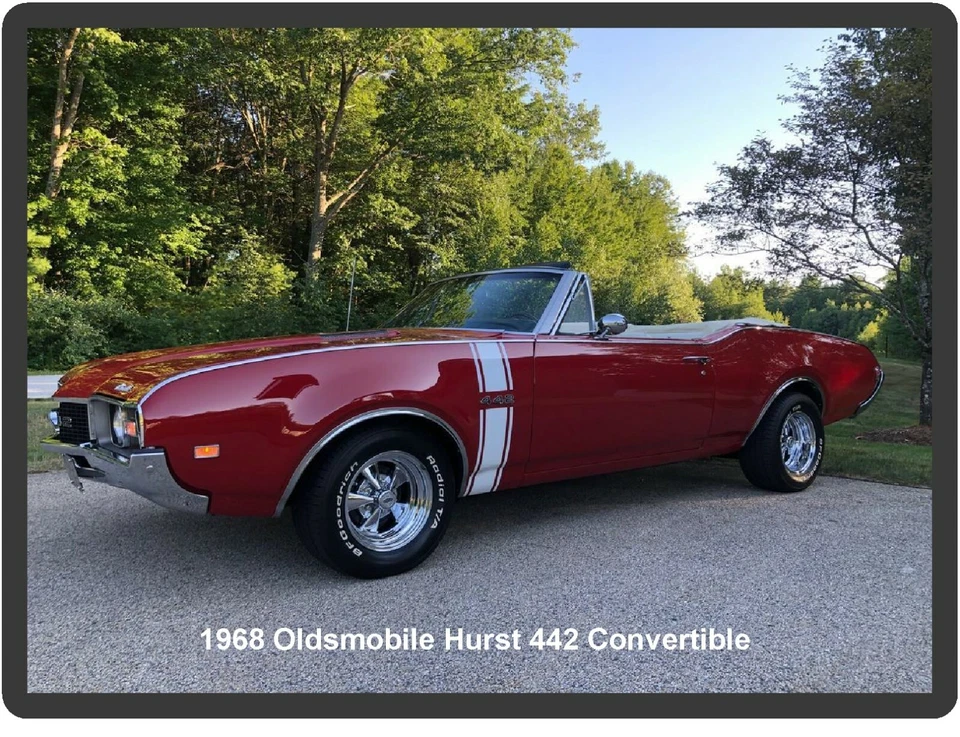 1968 Oldsmobile Hurst Convertible Refrigerator / Tool Box  Magnet - Image 1 of 1
