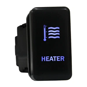HEATER 858B Push switch 12V LED blue ON/OFF For Toyota Tacoma Highlander HiAce - Picture 1 of 1