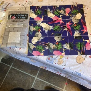 Scramble Squares Puzzle Wetland Birds 1999 b dazzle 9 Pieces Complete - Picture 1 of 5