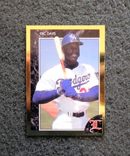 ERIC DAVIS (1) 1992 Legends Gold Foil Card #40