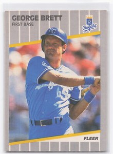1989 Fleer #277 George Brett