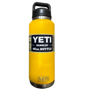 Yeti Rambler Vacuum Insulated Stainless Steel Bottle Tumbler Alpine Yellow 46 oz - Picture 1 of 2