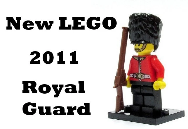 Nuevo LEGO Juguete Soldado GUARDIA REAL 2011 Vacaciones Castillo Británico Rey Ejército Guy Foto 1 de 1