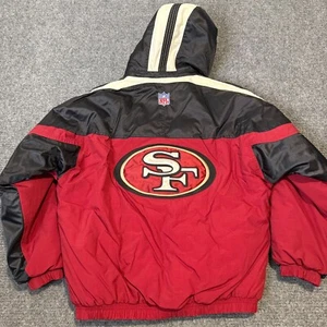 Chaqueta De Colección San Francisco 49ers Para Hombre Mediana Starter Pro Line NFL Deletreada - Imagen 1 de 17