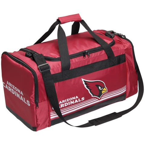Arizona Cardinals Medium Striped Duffle Bag Core Cover