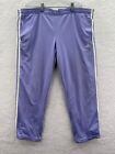 Adidas Sweatpants Womens Large Purple Pants Active Adult 38 x 26
