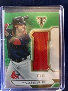 2018 Topps Single Jumbo Relic Card Hanley Ramirez 07/18 - Picture 1 of 2