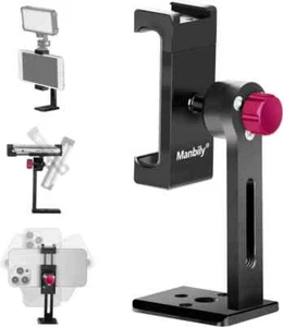 Manbily Phone Tripod Mount Adapter with Cold Shoe, Phone Tripod Mount SP-02 US - Picture 1 of 7