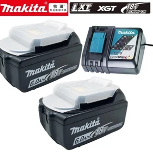 🔋Makita Batterie 18V LXT 6.0Ah Li-ion🔧BL1860B 100% Originale avec LED Intégrée - Foto 1 di 14