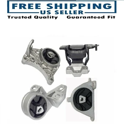 Dodge Caravan 2001-2007/Grand Caravan 3,3 L/3,8 L motor y transmisión Juego de montaje 4 piezas Foto 1 de 2