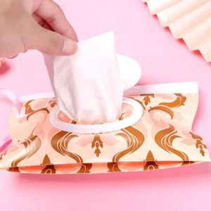 Accessorio Flip Cover Porta Salviette Astuccio Porta Fazzoletti Bagnato Sacchetto Salviette Bagnato - Foto 1 di 32