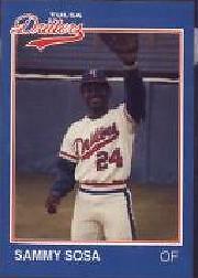 1989 Tulsa Drillers Grand Slam #25 Sammy Sosa