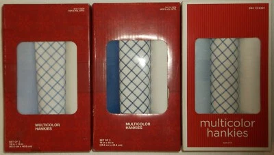 JUEGO DE 9 PAÑUELOS MULTICOLORES MARCA TARGET 100% ALGODÓN NUEVOS EN CAJA Foto 1 de 4