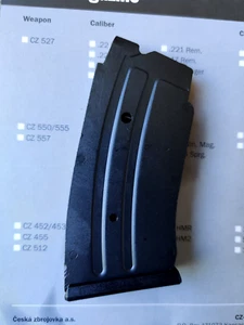 NEW CZ 10-round steel magazine for CZ 457, CZ 512, CZ 455 (P/N: 120001) - Picture 1 of 6
