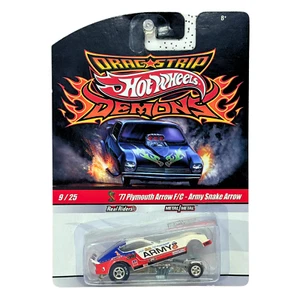 Hot Wheels Drag Strip Demons 1977 Plymouth Arrow F/C Army Snake 1:64 Diecast - Picture 1 of 4
