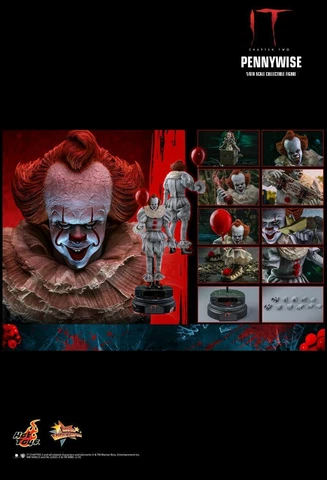 READY!1/6 Hot Toys MMS555 It: Chapter Two Pennywise Bill Skarsgard Acion Figure Cover