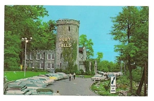 RUBY FALLS Front CAVERN CASTLE Lookout Mountain Chattanooga TN Postcard Tenn - Picture 1 of 2